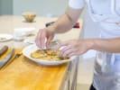 Cooking Class - Japanese and Korean Soul Food: plating korean pancake