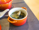 Team Building - Hand Roll Sushi and More: miso clam soup