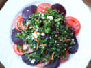 Couples Cooking Class - Three Michelin Star Cocktail Hour in South Bay Los Angeles: beet and tomato salad