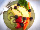 Couples Cooking Class - Three Michelin Star Cocktail Hour in South Bay Los Angeles: fruit platter