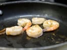 Cooking Class - Classic Asian Comfort Foods in San Francisco: pan searing shrimp