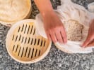 Cooking Class - Authentic Thai Classics: making rice for Khao Niao