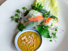 Team Building - Thai Fare From Scratch in Miami: spring rolls