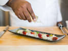 Cooking Class - Coastal Cuisine of Northern Italy in Denver: plating scallop crudo