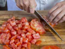 Cooking Class - Middle Eastern Meze in Hollywood Area: chopping tomatoes