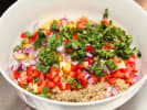 Cooking Demonstration - Rainbow Colors in San Francisco: making salad