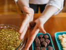 Cooking Class - Brazilian Chocolate Truffles in San Francisco: rolling chocolate