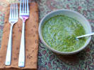 Team Building - Italian with a California Twist in East Bay:  fresh salsa verde 