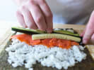 Cooking Class - How to Host a Sushi Party: making smoked salmon roll