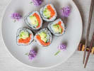Cooking Class - How to Host a Sushi Party: smoked salmon maki roll
