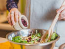 Cooking Class - Thanksgiving Table Comforts Celebration in Northern Virginia: tossing fresh salad