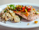 Cooking Class - Simple and Fresh Mediterranean: andrew pan seared salmon