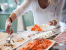 Private Chef - Unforgettable New Orleans Reception Feast: Buffet style plating