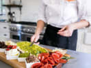 Private Chef - Low Country Feast in New Orleans: Chef preping