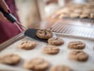 Cooking Class - Classic Holiday Baking in Manhattan: baking Chewy Ginger Molasses Cookies in the oven