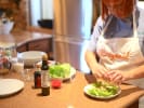Cooking Class - Contemporary Comfort Foods: A chef making salad