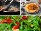 Cooking Class - Fresh French Food in Downtown Dallas: A collage displaying the meals prepared by the chef