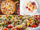 Cooking Class - Springtime Pizza Party in Manhattan: A collage displaying the meals prepared by the chef
