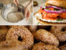 Cooking Class - Brilliant Bagels From Scratch in Downtown Dallas: A collage displaying the meals prepared by the chef