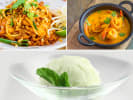 Cooking Class - Flavors of Thailand - Date Night in Manhattan: A collage displaying the meals prepared by the chef