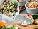 Cooking Class - Phenomenal Plant-Based Dishes: A collage displaying the meals prepared by the chef