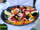 Cooking Class - Paella Making + Tapas Party - Private in San Francisco: A finished seafood paella