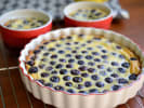 Cooking Class - New England Seafood Specialties in Northern Suburbs: A freshly baked blueberry tart with a golden crust