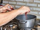 Cooking Class - The Best Butter Chicken Curry: Adding saffron to the pot