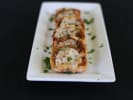 Couples Cooking Class - Northern & Southern Italian Favorites: Anchovy Toasts on a plate