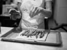 Couples Cooking Class - Sunday Dinner for 2 in Washington, D.C.: Asparagus tart preparation