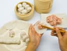 Cooking Class - Making Delightful Dim Sum in Manhattan: Assembling dim sum