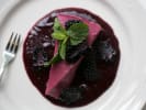 Couples Baking Class - Pastry Arts for 2 in Denver: Blackberry bavarian cheesecake