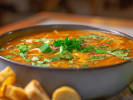 Cooking Class - Chinese-Style Takeout Classics in Denver: Bowl of hot and sour soup with mushrooms and shredded bamboo shoots
