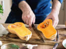 Cooking Class - Cozy Entertaining Menu - Date Night in Bethesda: Butternut Squash cutting