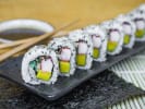 Cooking Class - Sushi-Making Made Simple in Las Vegas: California sushi roll on a plate