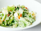 Cooking Class - Handmade Pizza-Making Session: Ceasar salad on a plate