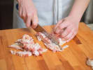 Cooking Class - Italian Comfort Food Spread: Dicing bacon