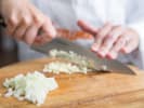 Cooking Class - Flavor Packed Asian Dinner: Chopping onions