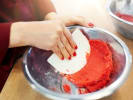 Cooking Class - Macarons for Your Sweetheart in South Bay & Peninsula: Chef Making Macaron Batter