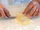Cooking Class - Vegetarian Escape to Europe: Chef folding empanadas