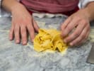 Team Building Cooking Class - Handmade Authentic Italian Cuisine in Philadelphia: Chef preparing pappardelle noodles