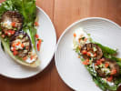Cooking Class - Intro to International Flavor: grilled eggplant and romaine salad
