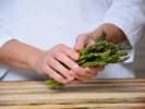 Cooking Class - Italian Comfort Food Favorites in East Bay: marla prosciutto wrapped asparagus