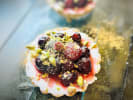 Baking Class - Mastery of Homemade Tarts: Cherry, Pistachio and Rose Tart With mascarpone, yogurt, sugar, flour and egg