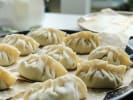 Cooking Class - Chinese Selections - Family Fun in South Bay & Peninsula: Close Up Shot of Raw Dumplings on a Tray