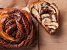 Cooking Class - Sweet and Savory European Treats in Downtown Dallas: Close up of beautifully baked swirled brioche and classic braided brioche