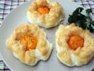 Cooking Class - Cozy Brunch Bites in Northern Suburbs: Cloud Egg Nests plated with herb garnish