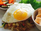 Cooking Class - Tropical Hawaiian Fare in San Jose: rainbow fried rice with egg