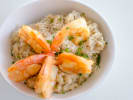 Team Building - Italian Style Surf and Turf in Houston: seafood risotto