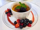 Private Chef - Surf & Turf Supper: Crème Brûlée With vanilla beans, heavy cream and seasonal fruit